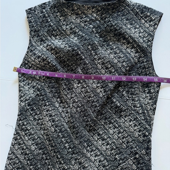 Banana Republic Black and Gray Midi Dress - Picture 7 of 8